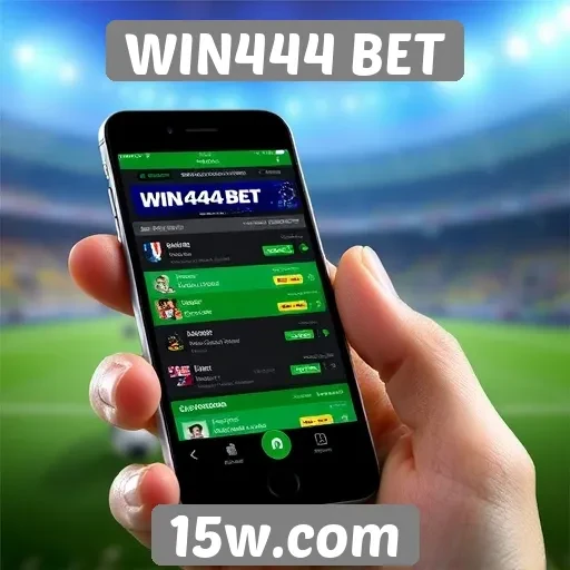 Funcionalidades do aplicativo móvel do WIN444 BET